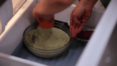 Person Putting Food In Refrigerator GIF