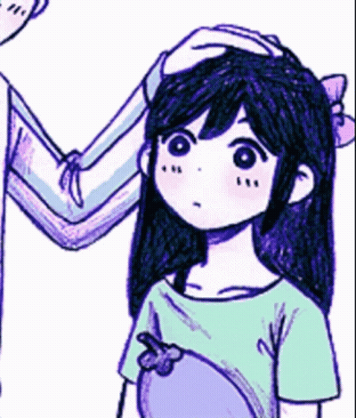 Person Putting Hand On Girl's Forehead GIF