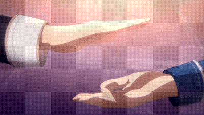 Person Reaching Out Hand To Another GIF