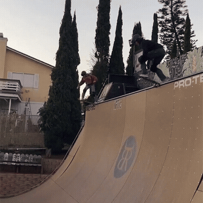 Person Riding Skateboard on Ramp Saying Pro-Te