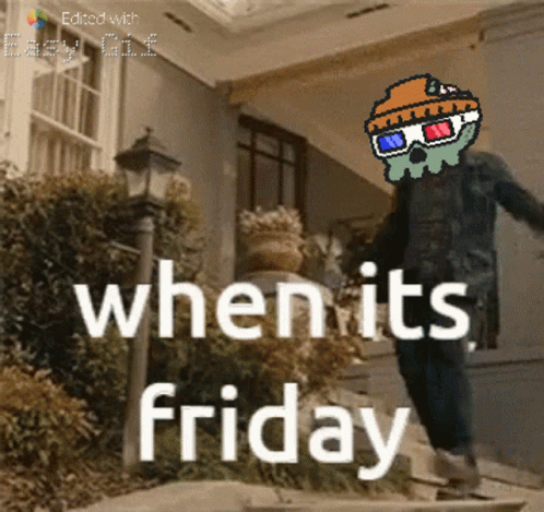 Person Riding Skateboard When Its Friday GIF