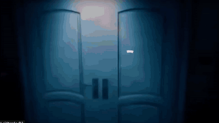 Person Running Away From Bonnie Jumpscare GIF