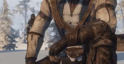 Person's Arms With Key On Left GIF