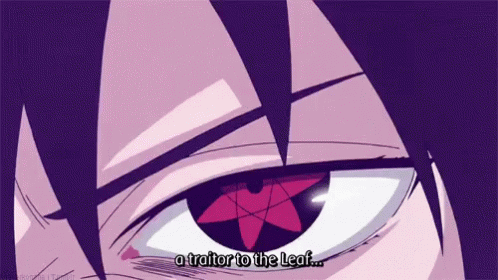 Person's Eye With Traitor To The Leaf GIF