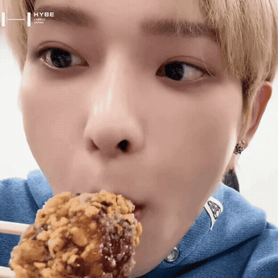 Person's Face Close Up With Hybe GIF