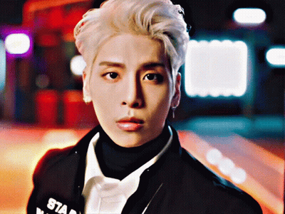Person's Face Close Up With Star Jacket GIF