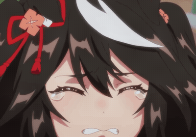 Person's Face Close Up With White Glove GIF