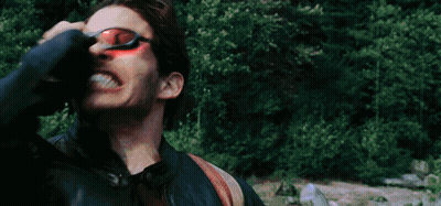 Person's Face With Light GIF