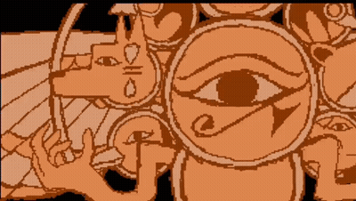 Person's Face With Magnifying Glass GIF