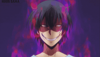 Person's Face With Purple Ndos Sama GIF