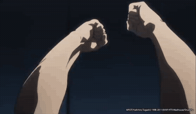 Person's Fist Close Up GIF