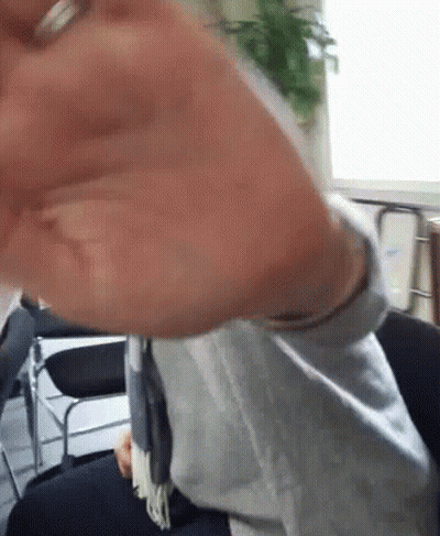 Person's Hand Reaching Out GIF