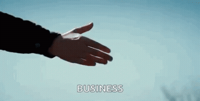 Person's Hand Reaching To Shake GIF