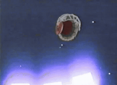 Person's Mouth With Purple Light Behind GIF