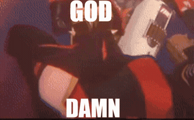 Person Saying God Damn GIF