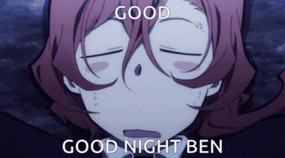 Person Saying Good Night Ben GIF