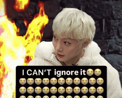Person Saying I Can't Ignore It GIF