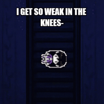 Person Saying I Get So Weak In The Knees GIF