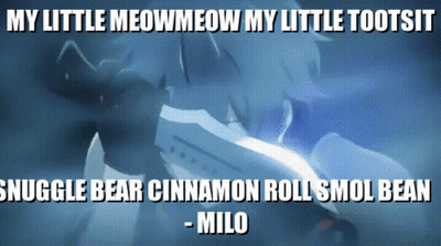 Person Saying My Little Meowmeow My Little Tootsit GIF