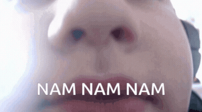 Person Saying Nam Nam Nam GIF