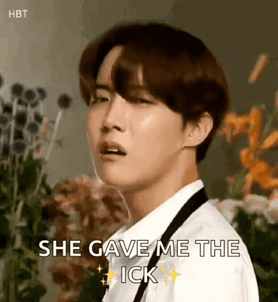 Person Saying She Gave Me The Ick GIF