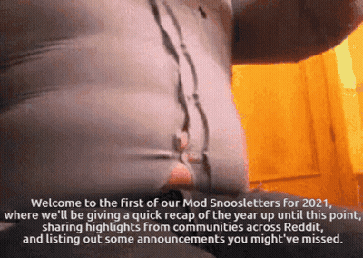 Person Saying Welcome To First Mod Snoopletters 2021 GIF