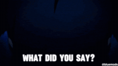 Person Saying What Did You Say GIF