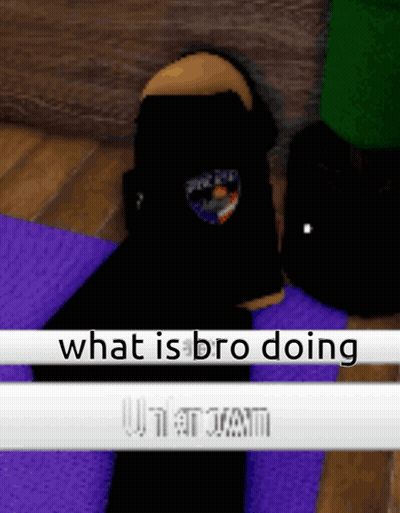 Person Saying What Is Bro Doing GIF