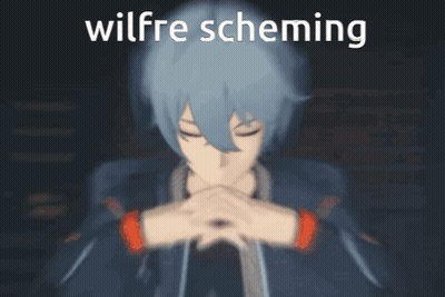 Person Saying Wilfre Scheming GIF