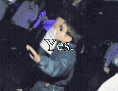 Person Saying Yes GIF