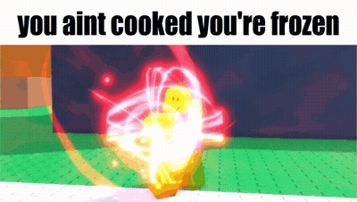 Person Saying You Aint Cooked You're Frozen GIF