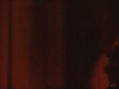 Person Shadow On Red Wall GIF
