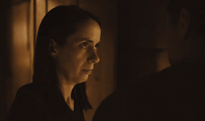Person Shadow Walking Hallway GIF