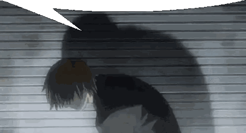 Person Shadow With Speech Bubble Sticker