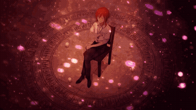 Person Sitting In Chair With I'm Sorry Circle GIF