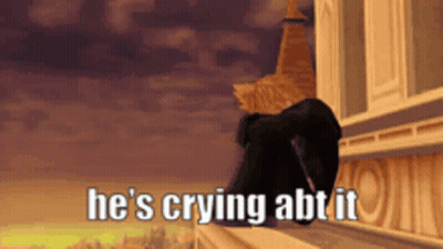Person Sitting On Balcony He's Crying Abt It GIF