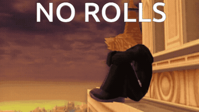 Person Sitting On Balcony Saying No Rolls GIF