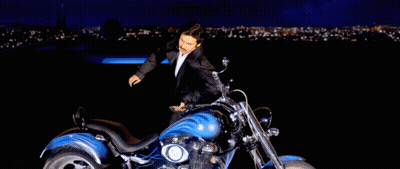 Person Sitting On Motorcycle Feet On Brake Pedal GIF