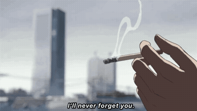 Person Smoking Cigarette Never Forget You GIF