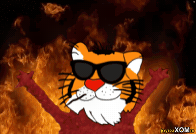 Person Standing Before Large Fire Ok Im Ready GIF