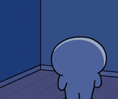 Person Standing In Corner GIF