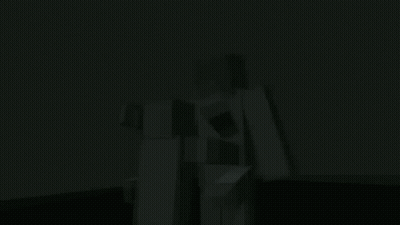 Person Standing In Dark Room GIF