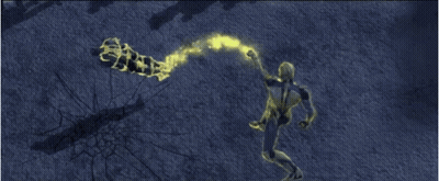 Person Standing In Dark Room With Smoke Coming Out Of Mouth GIF