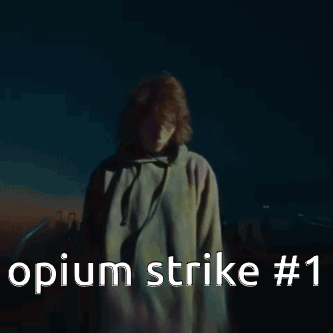 Person Standing In Darkness Opium Strike 1 GIF