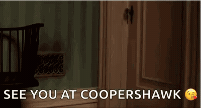 Person Standing In Doorway It's Today See You At Cooperhawk GIF