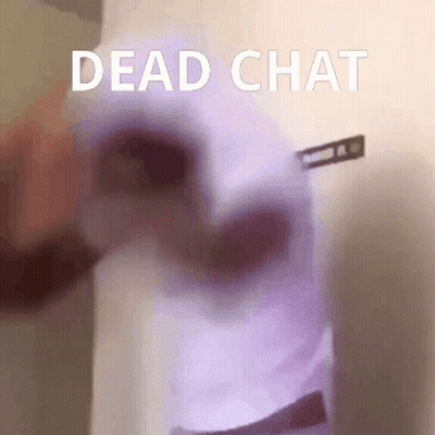 Person Standing In Front Of Dead Chat Wall GIF