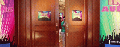 Person Standing In Front Of India Door GIF