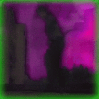 Person Standing In Front Of Purple Background GIF