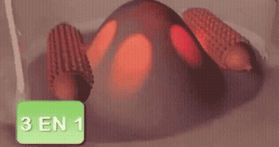 Person Standing In Front Of Red Sign Saying I'm A Ghost GIF