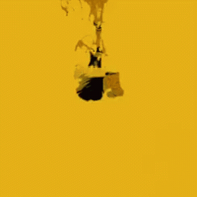 Person Standing On Yellow Surface GIF